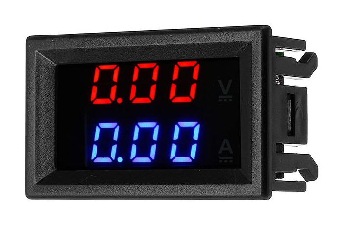 Voltmeter en Amperemeter 0-100V 0-10A segment display 0